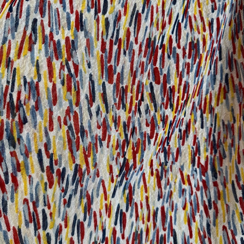 Multiples Colorful Patterned Open Front Mesh Card… - image 5